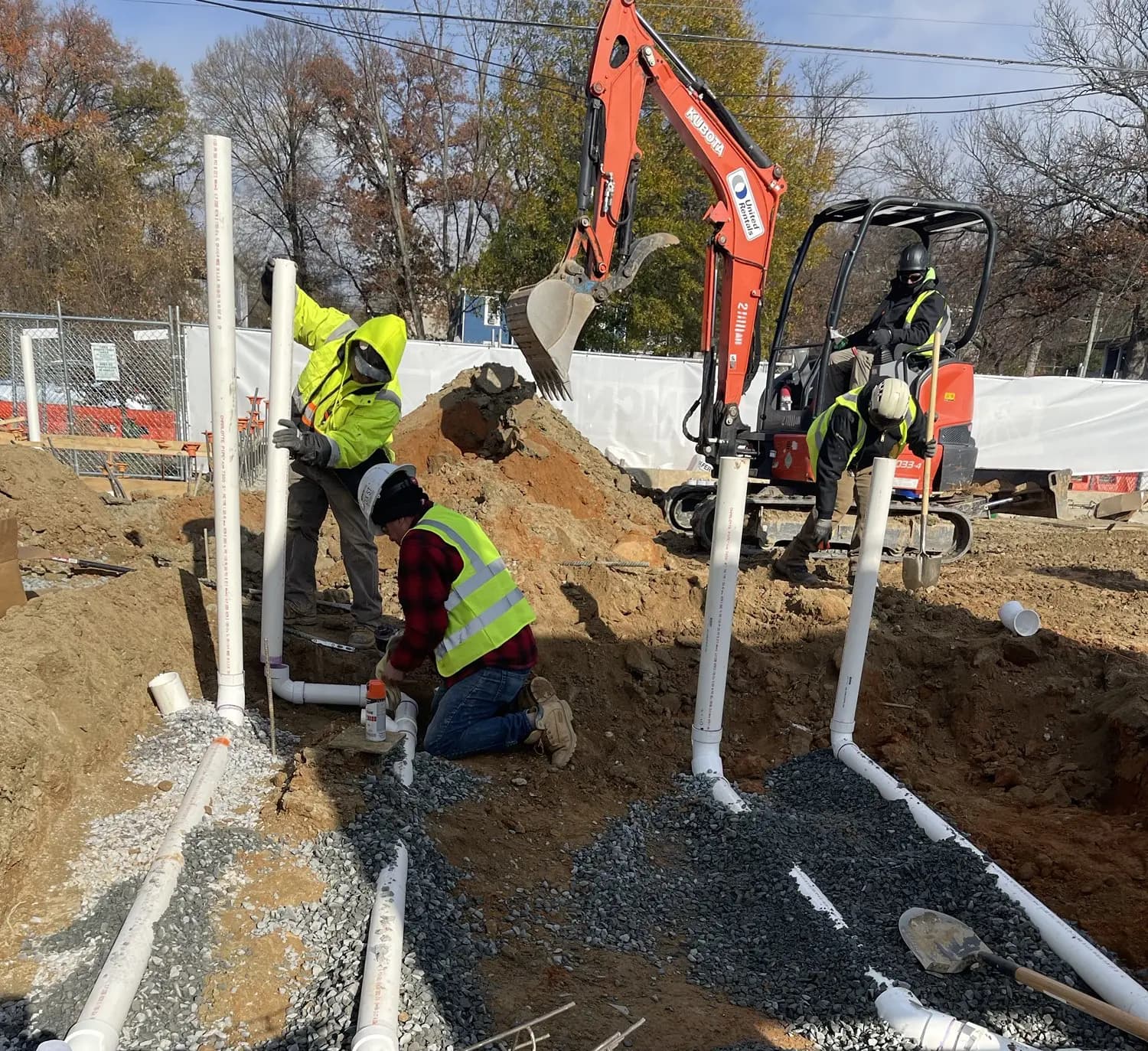 Dix street construction site - Cornerstone Mechanical Solutions